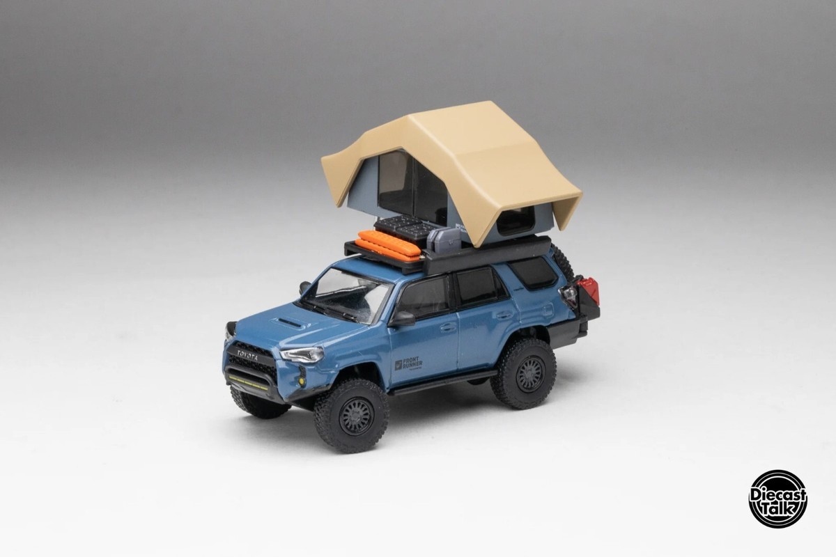 1/64 Toyota 4Runner TRD PRO Overland Cavalry Blue DiecastTalk x