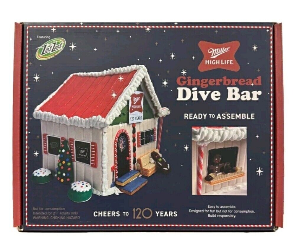 2023 MILLER HIGH LIFE Gingerbread Dive Bar Kit SOLD OUT eBay
