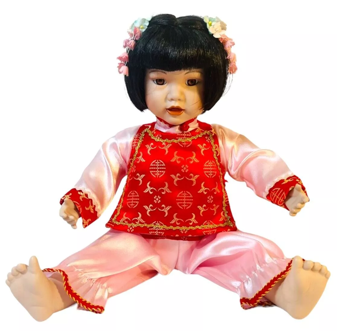 Danbury Mint Porcelain Chinese Doll 9” 1992 Mei Mei - Panda by Bruce Hsieh Danbury Mint Porcelain Chinese Doll 9” 1992 Mei Mei - Panda by Bruce Hsieh