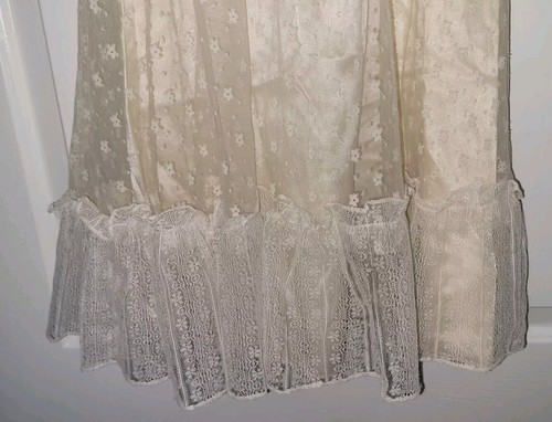 Vtg. Gunne Sax Jessica McClintock Lace Renaissance Bridal Sz. 5 Girls 80's dress - Picture 10 of 17