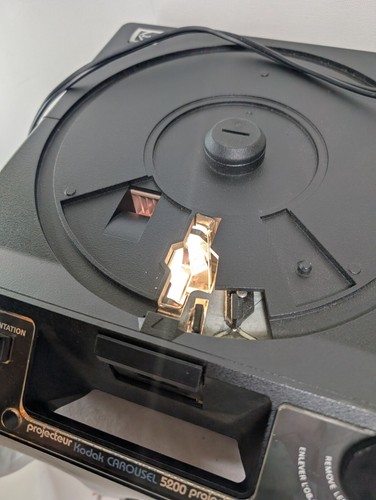 Kodak Carousel 5200 Slide Projector with Kodak Projection Parts - Picture 5 of 9