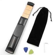 Portable Pocket Chord Trainer 6 Fret Guitar Practice Hands Training Tool
