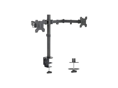 Freedom9 2XC Dual Monitor Mount Desk Clamp Mnt 17 Center Pole Max 32 Display - Picture 3 of 5