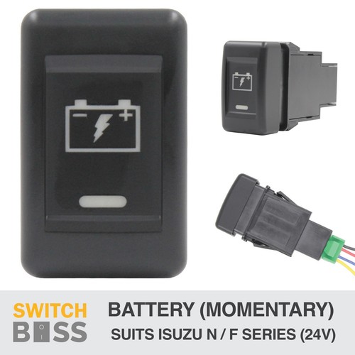 Push Switch ALL STYLES to suit ISUZU TRUCK N Series F Series 24v NPR NPS LED - Picture 17 of 74
