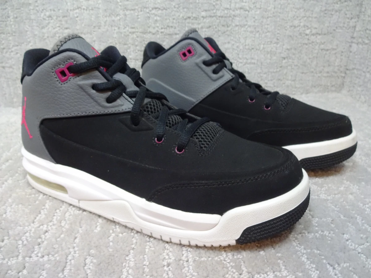 Jordan Flight Origin Girl s Size 6Y Black Gray Pink Basketball