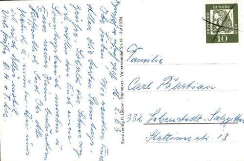 AK Ansichtskarte Postkarte Hannover Neues Rathaus - Picture 2 of 2