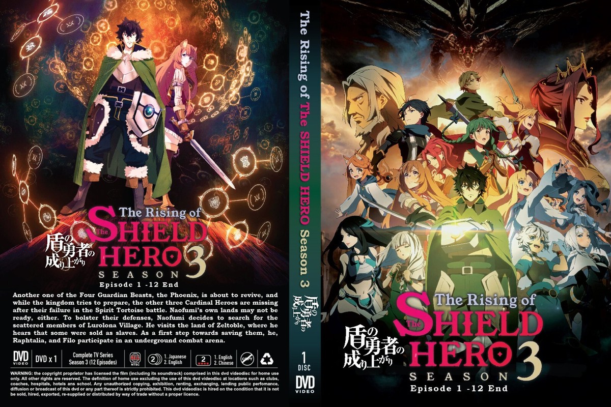 Hero Season The Rising Of The Shield Hero Full Episodes DVD Rising