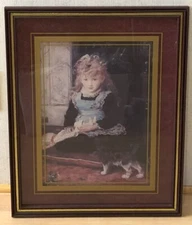 Matted and Framed Print of "Puss In Boots" by James Millais - Picture or Frame