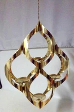 1960s Mid Century Modern Mascot Hanging Honeycomb Candle Holders