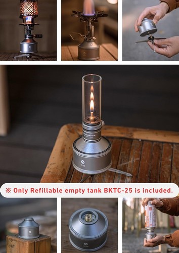 Silver Aluminum 35g Refillable Fuel Canister - Perfect for Outdoor Adventures - Picture 8 of 8