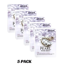 Baroness Pearl Mask Sheet 5 Sheets - 5 PACK Firming Elastic Moisturizing Hydrate