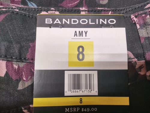 Bandolino Women's Amy Modern Straight Leg Tummy Slimming Stretch Jeans MSRP $49 - 第 6/14 張圖片