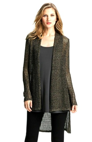 EILEEN FISHER ITALIAN SPARKLE MESH Hi 