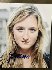 Grace Gummer signed 8x10 photo in person. Meryl Streep