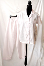 Vintage Carole Pink Two Piece Pajama Set Sz 34