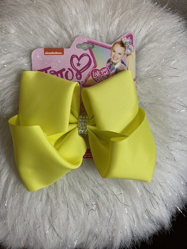 New JoJo Siwa Signature Large Yellow Bow - 第 3/6 張圖片