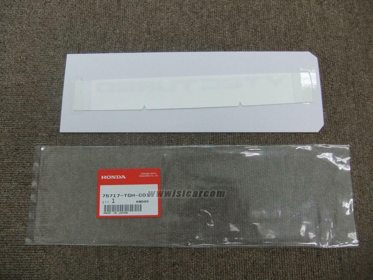 HONDA CIVIC TYPE R FK8 VTEC TURBO STICKER 75717-TGH-C01 genuine