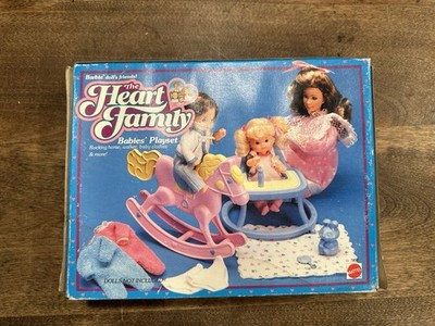  Mattel 1984 The Heart Family Babies Playset Barbie Rocking Horse #7891 NEW!