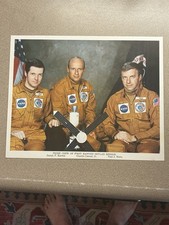 Skylab SL-2 Crew Signed NASA Photo JSA COA Ke...