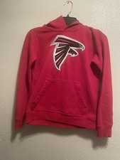 Kids Red Falcons Pullover Hoodie with Front Pocket