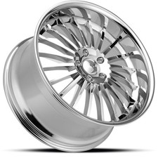 22-inch Premium Chrome Wheels Gtx59 For Bmw 740 750 X5 X6 5x120 Lugs