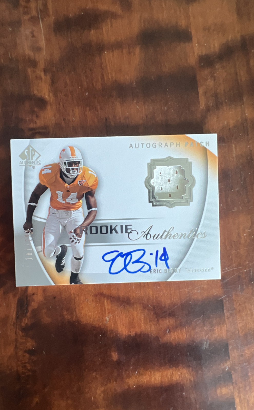 Eric Berry SP Authentic #112 Autograph Jersey