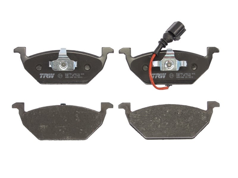 Plaquettes de frein TRW GDB1386 freinage efficace Audi A3 8P1 1.2 2010