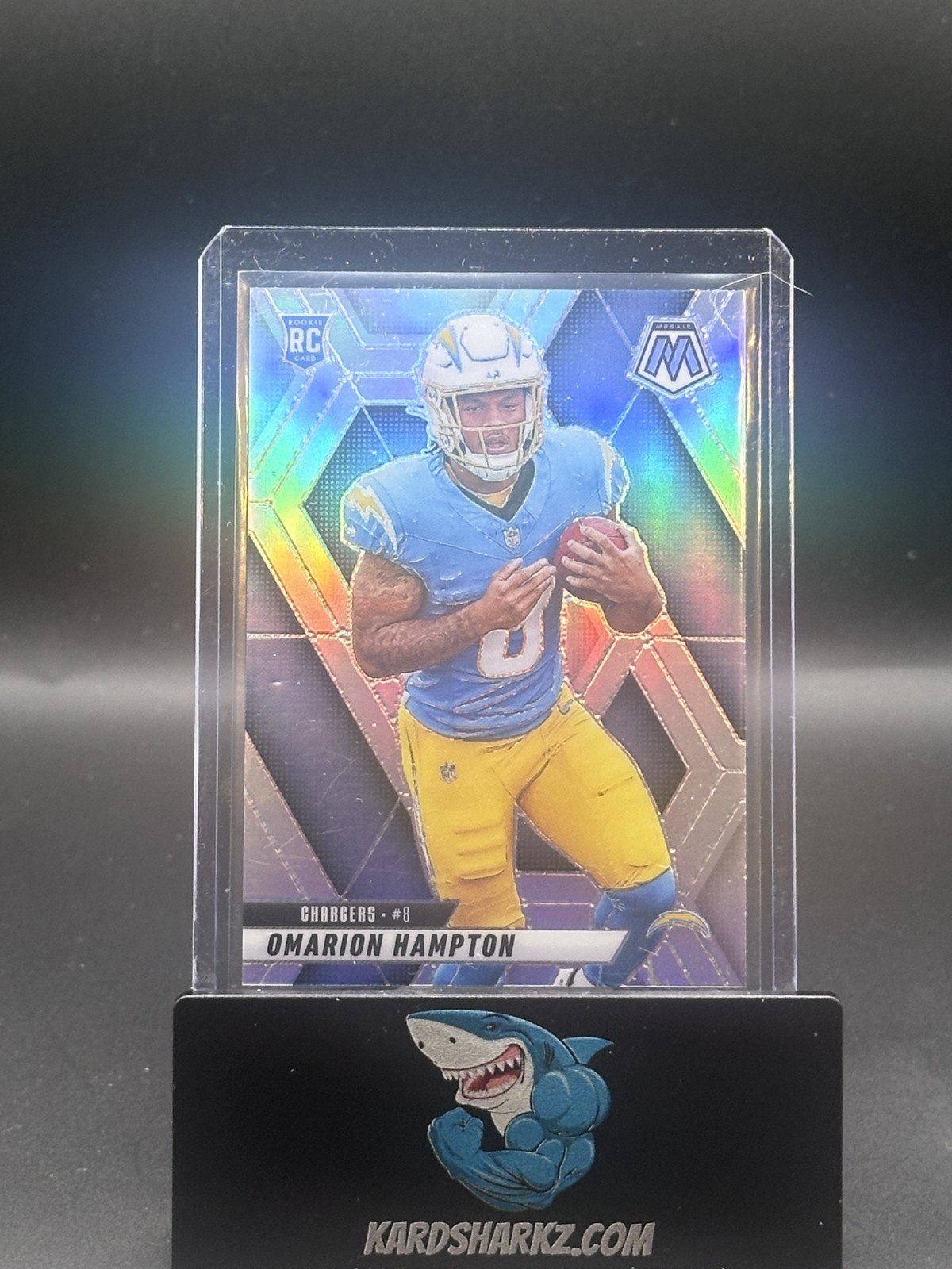 2025 Panini Mosaic Omarion Hampton Silver Rookie #335