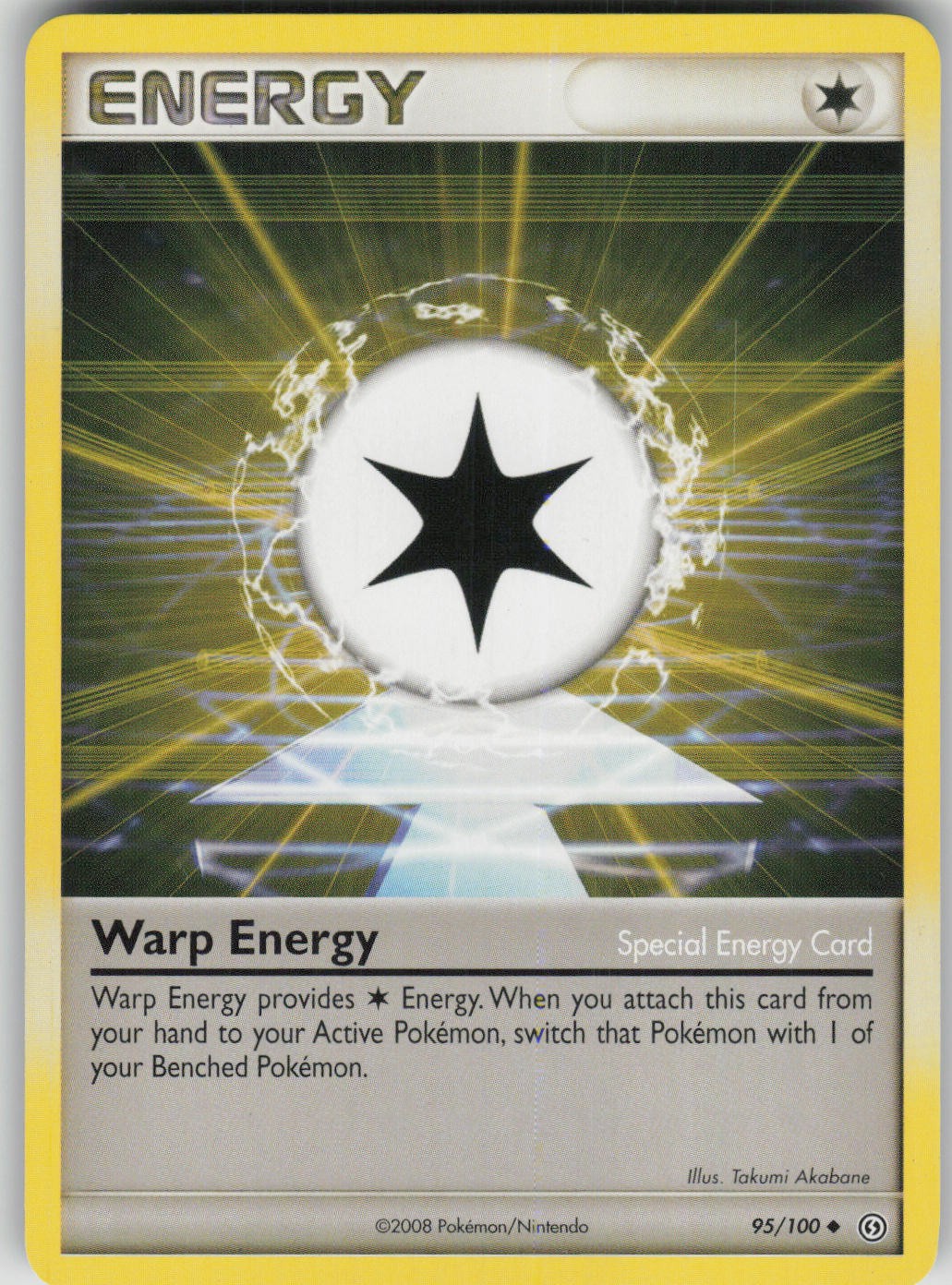 Pokemon TCG Warp Energy Uncommon Stormfront 95/100