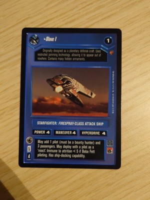Star Wars CCG  -SLAVE 1 - Cloud City
