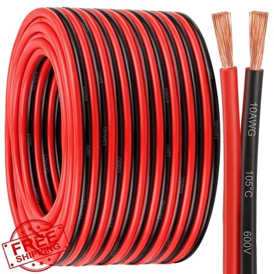 MOOKEERF 10 Gauge 100FT Copper Wire 10 AWG