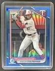 2024 Bowman Draft Kaelen Culpepper Chrome Blue Refractor 1st #/150 Twins