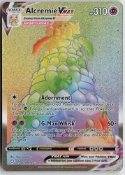 Alcremie VMAX 073/072 Shining Fates Secret Rainbow Rare