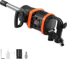 Air Impact Wrench Extended Anvil Pneumatic Impact Gun For Truck Tire Lug Nuts