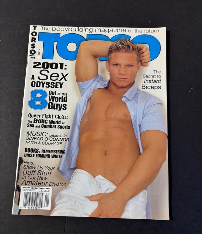 VINTAGE TORSO MAGAZINE JANUARY 2001 GAY INTEREST