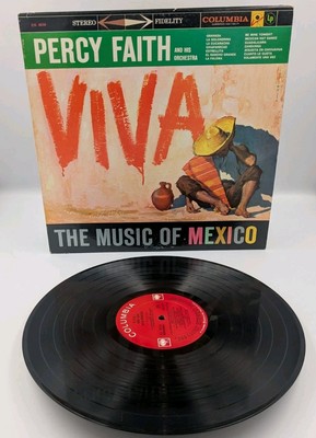 Percy Faith And His Orchestra Viva The Music Of Mexico, Vinyl  CS 8038 1958 VG