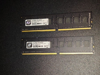G.Skill Value Series 16GB (2x8GB) DDR4 2666 CL19 RAM Arbeitsspeicher Kit