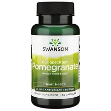 Swanson Full Spectrum Pomegranate Whole Fruit and Seed 60 Capsules