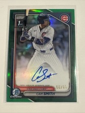 2024 Bowman Draft Cam Smith Chrome Auto True Green Refractor 1st #56/99 Astros
