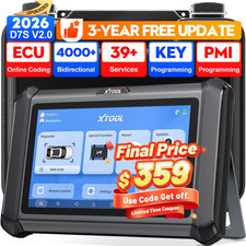 Xtool D7s V2.0 Car Bidirectional Scanner Full System Diagnostic Key Programmer