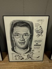 Al Arbour caricature Photo FRAMED