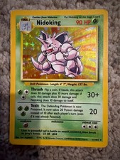 Pokémon TCG Nidoking Base Set 11/102 Holo 1999-2000 Wizards Base Set... on eBay