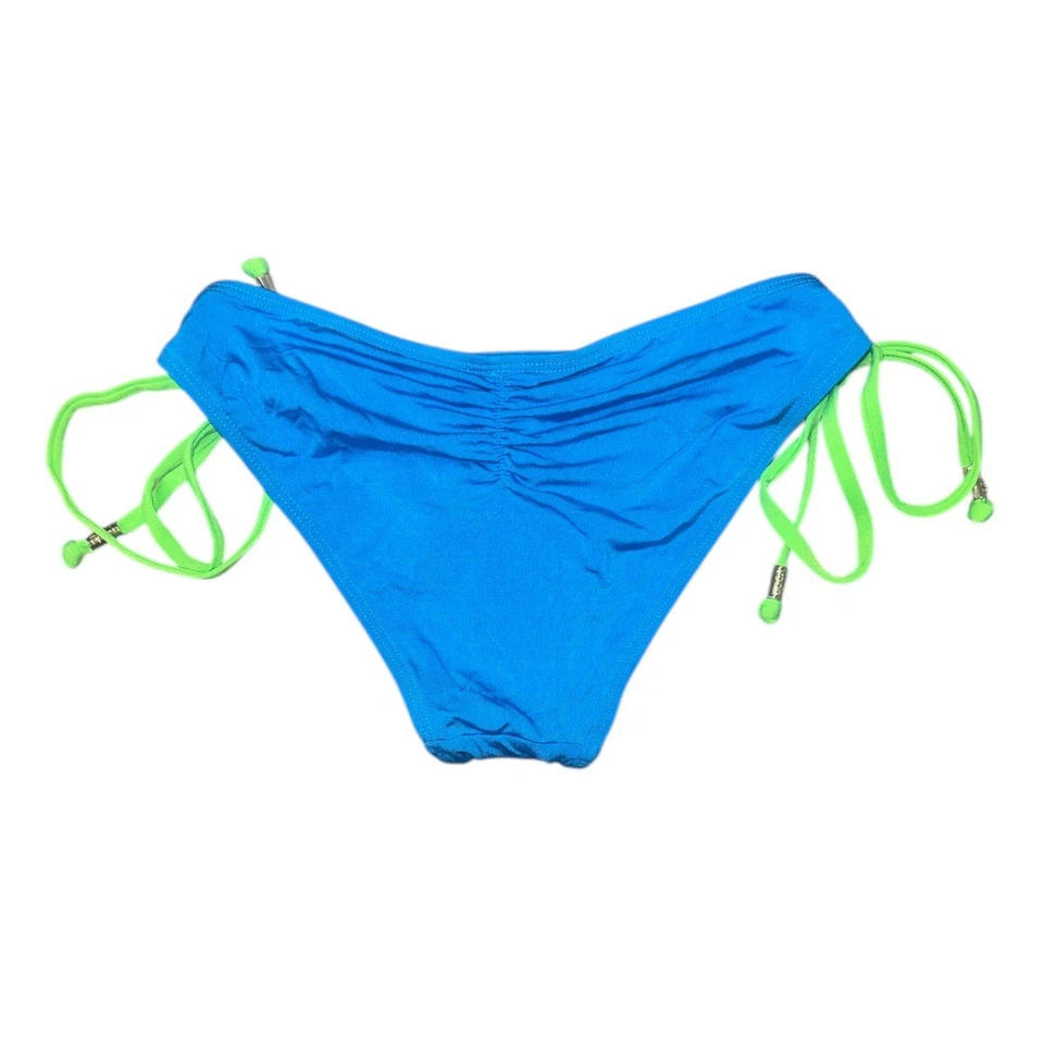 Voda Swim Blue Green String Bikini Bottom Women’s Size Medium - Image 3 of 3