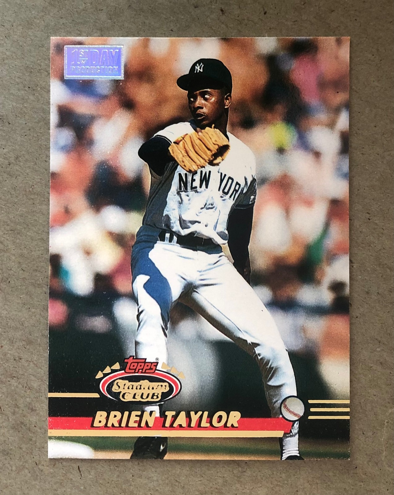 1993 Stadium Club - First Day Issue - Brien Taylor - #689 - Yankees - NrMt