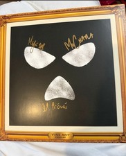 Kneecap Fine Art Signed Vinyl LP Tri Colour  Autographed by the band Limited Ed