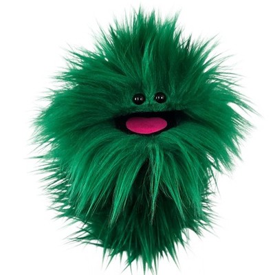 Professional Muppet-Style Hand Puppet Practice Green Monster Wackadoo