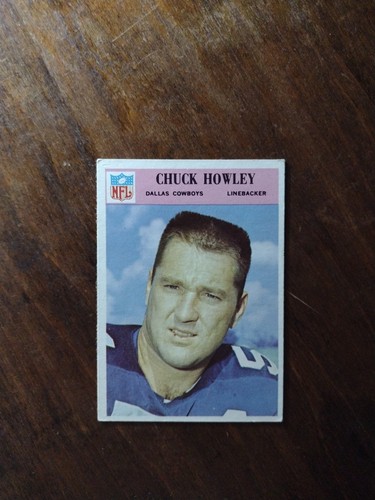 1966 Philadelphia 59 CHUCK HOWLEY ROOKIE Dallas Cowboys HOF No Creases 2 - 第 1/3 張圖片