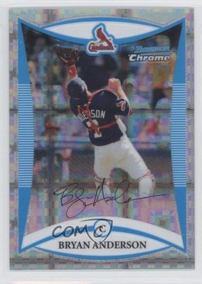 2008 Bowman Draft Prospects Chrome X-Fractor 140/199 Bryan Anderson #BDPP96 0o9