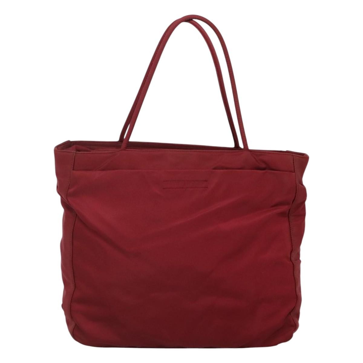 Authentic Prada Tessuto Red Synthetic Tote Bag