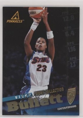 1998 Pinnacle WNBA Court Collection Vicky Bullett #19 0q3